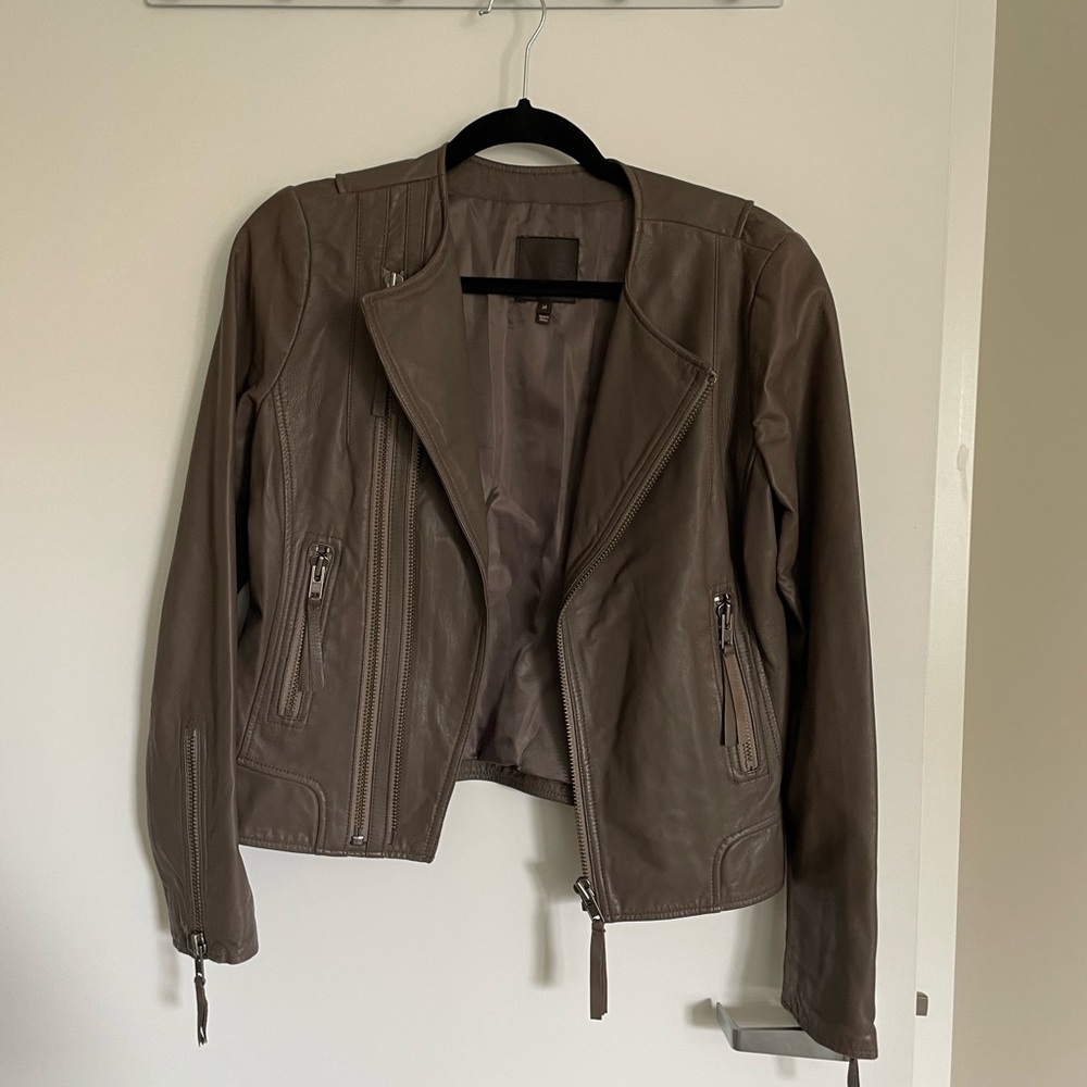 Gently worn joie leather jacket